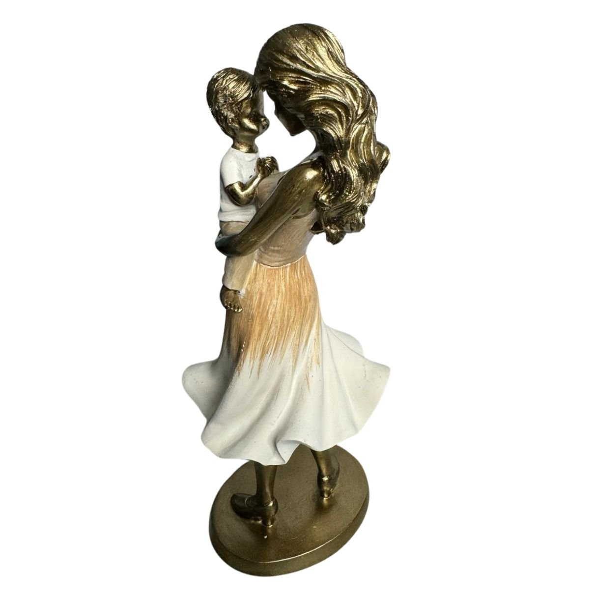 Estatua Escultura Amor Mãe e Filho Dia Das Mães Decoração Luxo Espressione Presente Dia Das Mães, Es - 3