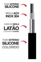 Ver imagem 5 de Torneira Filtro Cozinha Bancada Flexível 2186 Preta C-72