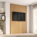Ver imagem 1 de Painel Liso para TV 65 Polegadas Planejado 160x250cm Aruá CabeCasa MadeiraOriginals Marrom/Jatobá