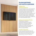 Ver mais imagens de Painel para Tv até 65 Polegadas 160x250cm Liso Aruá CabeCasa MadeiraOriginals