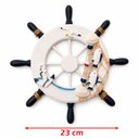 Ver imagem 5 de Timão Marinheiro de Parede Decoração Náutica Casa Praia 23cm