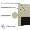 Ver imagem 4 de Cabeceira Queen 1,60m Tânia Corano - Pallazio - Marfim