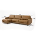 Ver imagem 2 de Sofá 5 Lugares Tributo Horse Collection Chaise Esquerda em Courino 316m
