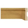 Rodapé de MDF Frisado de 10cm x 2,40m Rende 2,4 Metros Moldufama 1002 - 1