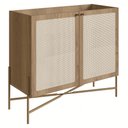 Ver imagem 1 de Balcão Aparador Buffet Cantinho do Café Arlo A10 Hanover/dourado - Mpozenato