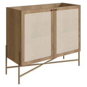 Balcão Aparador Buffet Cantinho do Café Arlo A10 Hanover/dourado - Mpozenato