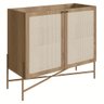 Balcão Aparador Buffet Cantinho do Café Arlo A10 Hanover/dourado - Mpozenato - 1