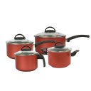 Ver imagem 1 de Jogo 4 Peças: 1 Leiteira, 1 Caçarola e 2 Panelas Cereja