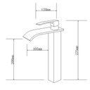 Ver imagem 3 de Torneira Cascata Prizi Slider Alta Monocomando Dourada