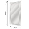 Espelho Decorativo 05 50x150cm RT21 BW Quadros - 2