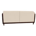 Ver imagem 4 de Sofá 3 Lugares Modular Filipi 2,12m Sala Recepção Clínica:suede Bege/corino Marrom