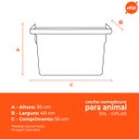 Ver imagem 3 de Cocho para Animal 30l Azul Gplas