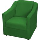 Ver imagem 6 de Kit Namoradeira + 4 Poltronas Decorativas para Sala Mila Suede Cores Pé de Plastico Cromado