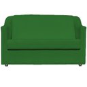 Ver imagem 3 de Kit Namoradeira + 4 Poltronas Decorativas para Sala Mila Suede Cores Pé de Plastico Cromado