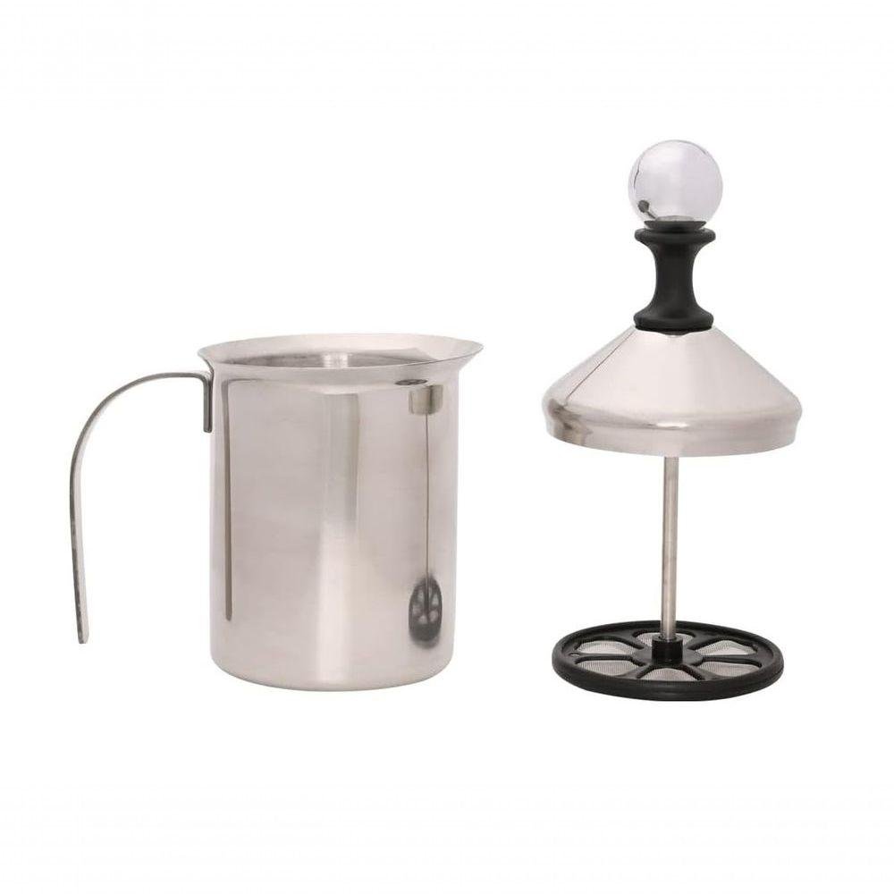 Cremeira Manual em Aço Inox Espumador de Leite 400ml - Mimo - 7