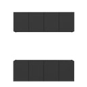 Ver imagem 3 de Kit Armário de Cozinha e Balcão 4 Portas Multimóveis Mp2161 Preto