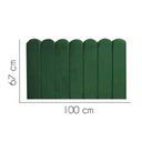 Ver imagem 2 de Painel Estofado Luxo Nuvem Alanis 100cm Solteiro para Cama Box Suede Verde Musgo - Gat Magazine