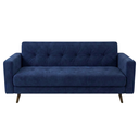 Ver imagem 2 de Sofá 3 Lugares Suede 175cm Escritório e Recepção Vitrola Azul