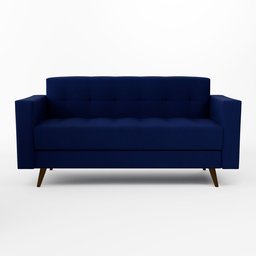 Sofá Vitrola 3 Lugares Suede  - 2