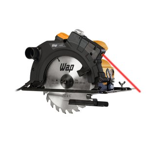 Serra Circular WAP ESC 1500 Guia Laser e Disco de Corte 1500w 127V
