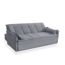 Ver imagem 4 de Sofá Cama 2,00m 3 Lugares Suede Vienna Cinza