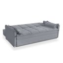 Ver imagem 5 de Sofá Cama 2,00m 3 Lugares Suede Vienna Cinza