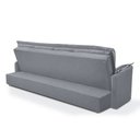 Ver imagem 6 de Sofá Cama 2,00m 3 Lugares Suede Vienna Cinza
