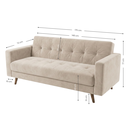 Ver imagem 3 de Sofá 3 Lugares Suede Escritório e Recepção Vitrola