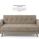 Ver imagem 4 de Sofá 3 Lugares Suede Escritório e Recepção Vitrola