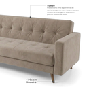 Ver imagem 6 de Sofá 3 Lugares Suede Escritório e Recepção Vitrola