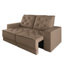 Ver imagem 1 de Sofá Retrátil e Reclinável 3 Lugares 1,80m Verona Suede Capuccino Mamflex