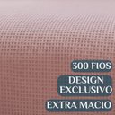 Ver imagem 3 de Jogo King Size Barcelona 100%algodão Premium Conforto Luxo:rosa