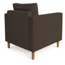 Ver imagem 5 de Poltrona Decorativa Helena Linho Marrom Dal Poz Estofados