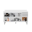 Ver imagem 6 de Conjunto Balcão de Cozinha com Tampo Dodoma Mdp/bp Branco G96 - Gran Belo