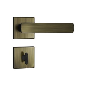 Fechadura Banheiro 823/35 Roseta Quadrada Broca 40mm Antique Stam