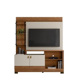 Estante Home para TV até 50 Polegadas 2 Portas 4 Prateleiras Alagoas  - 2