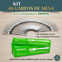 Ver imagem 1 de Kit c/48 Garfo Mesa Metal Inox Line Continental Restaurante