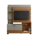 Ver imagem 2 de Estante Home para TV até 50 Polegadas 2 Portas 4 Prateleiras Alagoas Linea Brasil