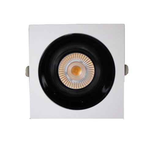 Spot Mira de Embutir Quadrado 18 W 4000 k Pt/Br Bivolt - Gaya