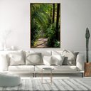 Ver imagem 1 de Quadro Decorativo Vertical Folhas Com Moldura e Sem Vidro 60X90