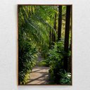 Ver imagem 3 de Quadro Decorativo Vertical Folhas Com Moldura e Sem Vidro 60X90