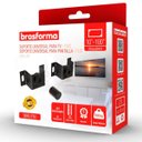 Ver imagem 4 de Suporte Fixo Universal para Tv de Led, Lcd, Plasma, 3d e Smart Tv de 10" a 100" em Aço Carbono Sbru7