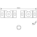 Ver imagem 3 de Suporte Fixo Universal para Tv de Led, Lcd, Plasma, 3d e Smart Tv de 10" a 100" em Aço Carbono Sbru7