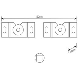Suporte Fixo Universal para Tv de Led, Lcd, Plasma, 3d e Smart Tv de 10" a 100" em Aço Carbono Sbru7 - 3