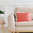 Ver imagem 2 de Kit 2 Capas para Almofada em Veludo Liso Retangular 60x40 Cor:rosa Coral