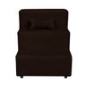 Escada Pet Almofadada 3 Degraus para Cães e Gatos: Veludo Marrom - 2