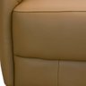 Poltrona Decorativa Orgânica Giratória Jamal L06 Couro Caramelo - Lyam Decor - 7