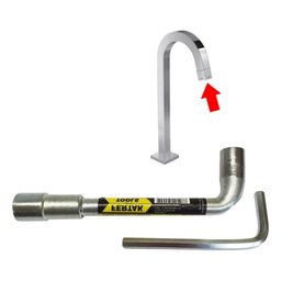 Kit Chaves Para Troca Reparo Torneiras Tube Deca - 2613FK100 - 1 Kit Chaves Para Troca Reparo Torneiras Tube Deca - 2613FK100 - 1