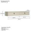 Ver imagem 2 de Rack Suspenso Line 1350 - Off White