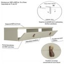 Ver imagem 3 de Rack Suspenso Line 1350 - Off White